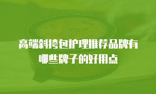 高端斜挎包护理推荐品牌有哪些牌子的好用点