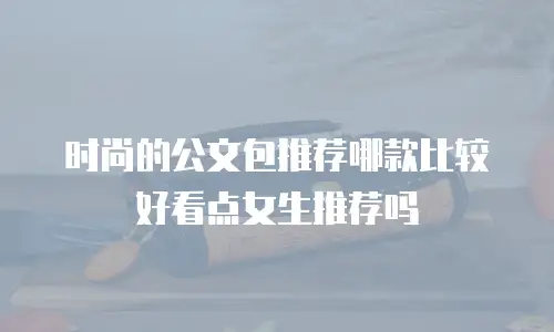 时尚的公文包推荐哪款比较好看点女生推荐吗