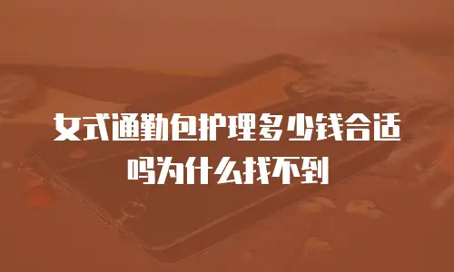 女式通勤包护理多少钱合适吗为什么找不到