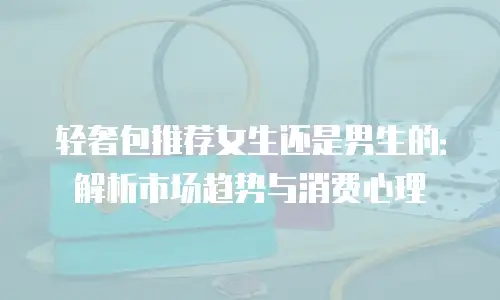 轻奢包推荐女生还是男生的：解析市场趋势与消费心理