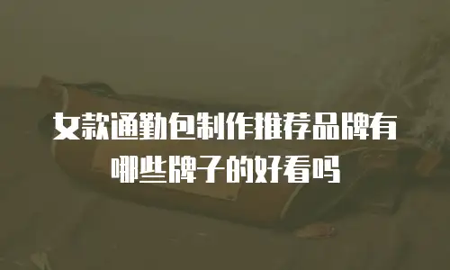 女款通勤包制作推荐品牌有哪些牌子的好看吗