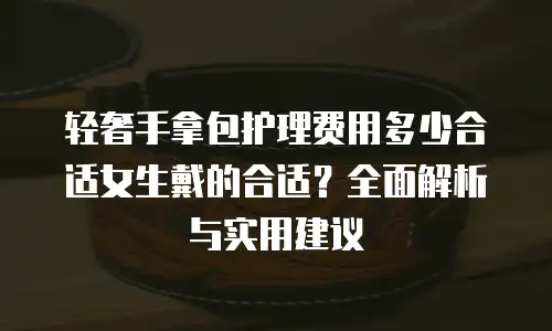 轻奢手拿包护理费用多少合适女生戴的合适？全面解析与实用建议