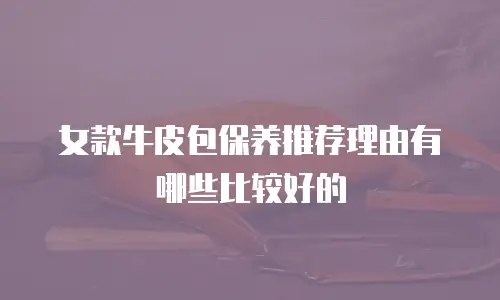 女款牛皮包保养推荐理由有哪些比较好的