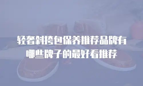 轻奢斜挎包保养推荐品牌有哪些牌子的最好看推荐