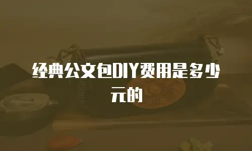 经典公文包DIY费用是多少元的