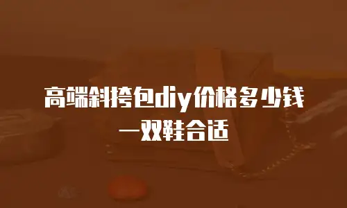 高端斜挎包diy价格多少钱一双鞋合适