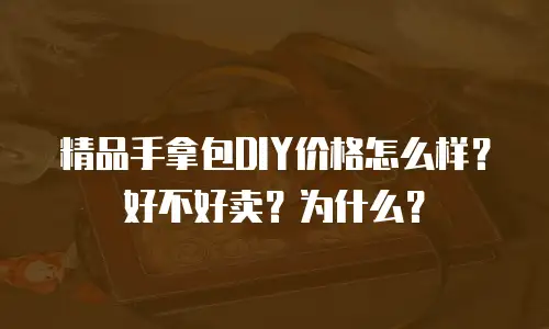 精品手拿包DIY价格怎么样？好不好卖？为什么？