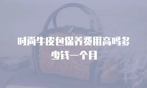 时尚牛皮包保养费用高吗多少钱一个月