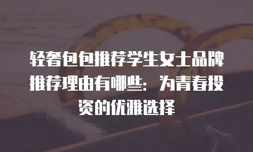 轻奢包包推荐学生女士品牌推荐理由有哪些：为青春投资的优雅选择