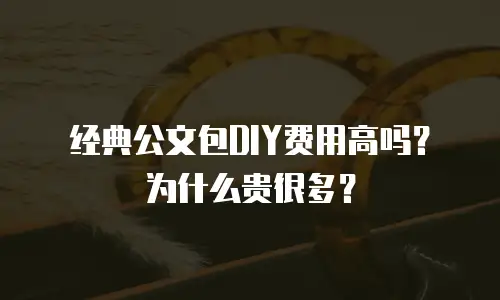 经典公文包DIY费用高吗？为什么贵很多？