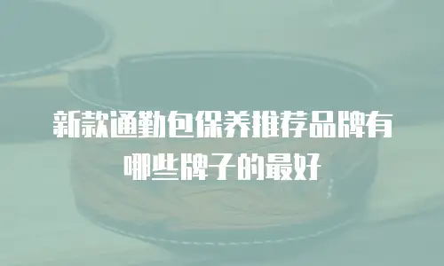 新款通勤包保养推荐品牌有哪些牌子的最好