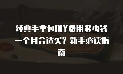 经典手拿包DIY费用多少钱一个月合适买？新手必读指南