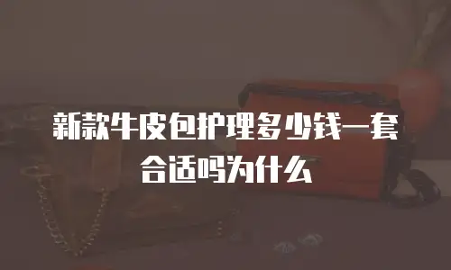 新款牛皮包护理多少钱一套合适吗为什么