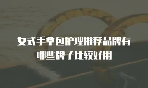 女式手拿包护理推荐品牌有哪些牌子比较好用