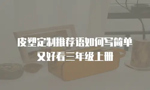 皮塑定制推荐语如何写简单又好看三年级上册