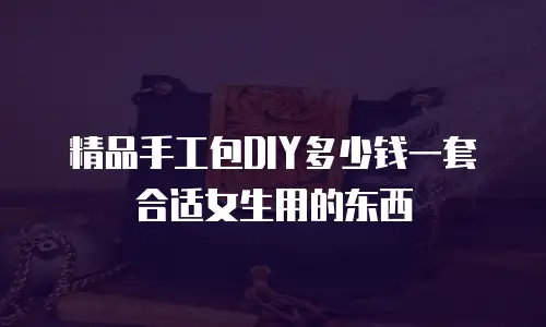 精品手工包DIY多少钱一套合适女生用的东西