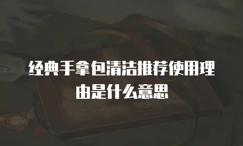 经典手拿包清洁推荐使用理由是什么意思