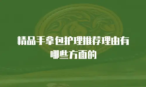 精品手拿包护理推荐理由有哪些方面的