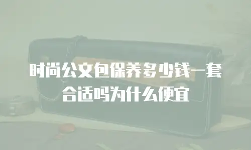 时尚公文包保养多少钱一套合适吗为什么便宜