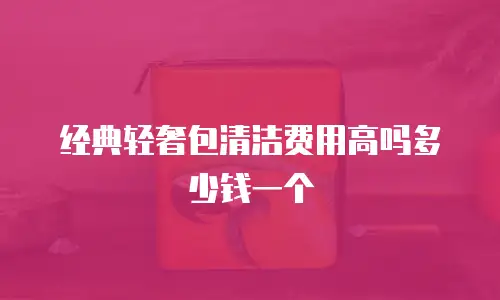 经典轻奢包清洁费用高吗多少钱一个