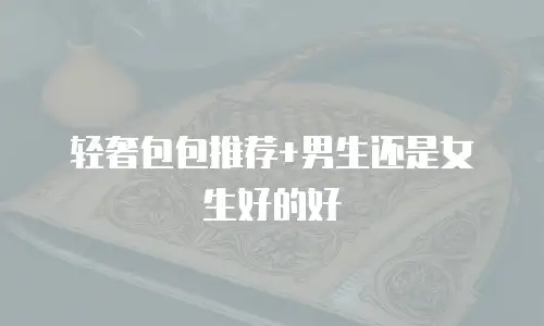 轻奢包包推荐+男生还是女生好的好