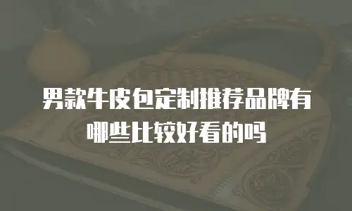 男款牛皮包定制推荐品牌有哪些比较好看的吗