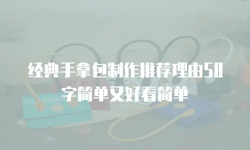经典手拿包制作推荐理由50字简单又好看简单