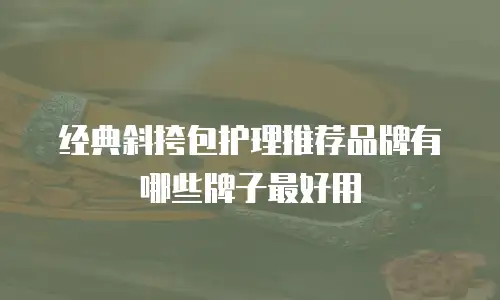 经典斜挎包护理推荐品牌有哪些牌子最好用