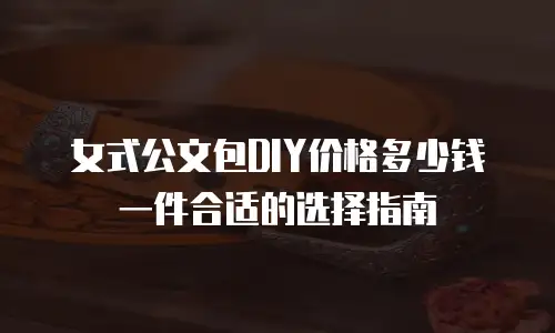 女式公文包DIY价格多少钱一件合适的选择指南