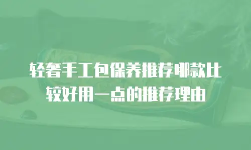 轻奢手工包保养推荐哪款比较好用一点的推荐理由