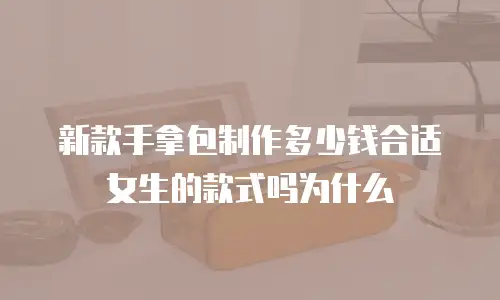 新款手拿包制作多少钱合适女生的款式吗为什么