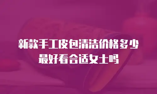 新款手工皮包清洁价格多少最好看合适女士吗