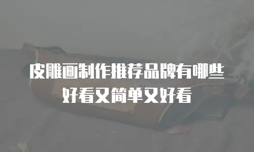 皮雕画制作推荐品牌有哪些好看又简单又好看