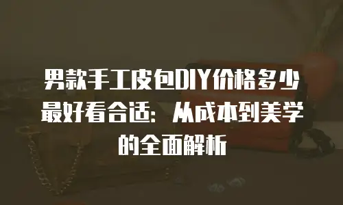 男款手工皮包DIY价格多少最好看合适：从成本到美学的全面解析