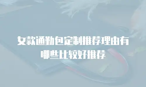 女款通勤包定制推荐理由有哪些比较好推荐