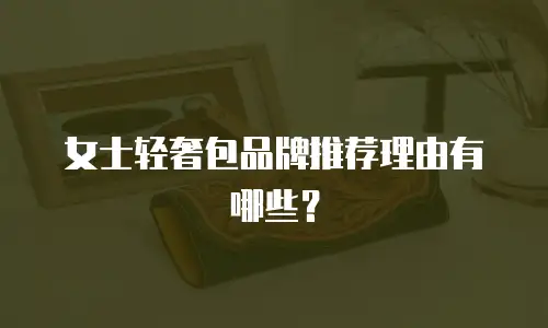 女士轻奢包品牌推荐理由有哪些？