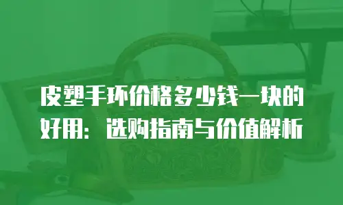 皮塑手环价格多少钱一块的好用：选购指南与价值解析