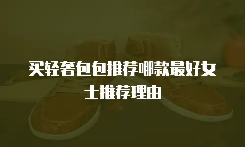 买轻奢包包推荐哪款最好女士推荐理由