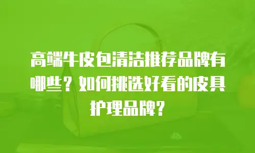高端牛皮包清洁推荐品牌有哪些？如何挑选好看的皮具护理品牌？