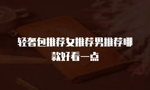 轻奢包推荐女推荐男推荐哪款好看一点