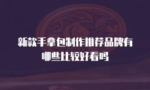 新款手拿包制作推荐品牌有哪些比较好看吗