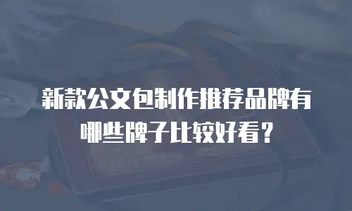 新款公文包制作推荐品牌有哪些牌子比较好看？