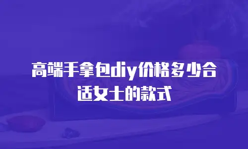 高端手拿包diy价格多少合适女士的款式