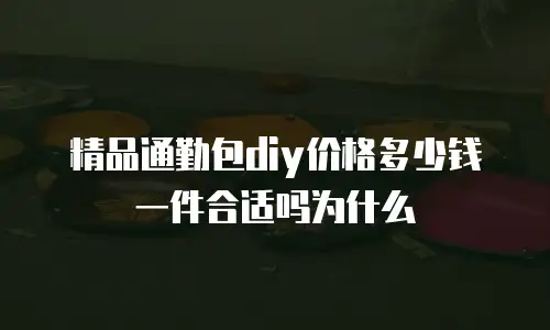 精品通勤包diy价格多少钱一件合适吗为什么
