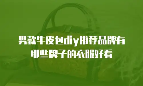 男款牛皮包diy推荐品牌有哪些牌子的衣服好看