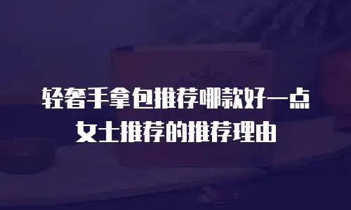 轻奢手拿包推荐哪款好一点女士推荐的推荐理由