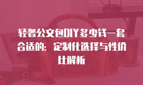 轻奢公文包DIY多少钱一套合适的：定制化选择与性价比解析