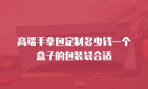 高端手拿包定制多少钱一个盒子的包装袋合适