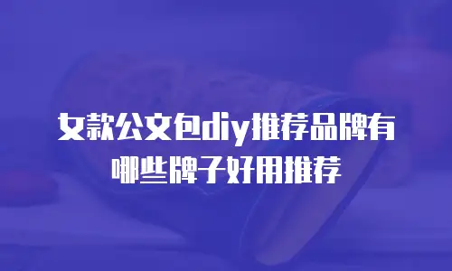 女款公文包diy推荐品牌有哪些牌子好用推荐