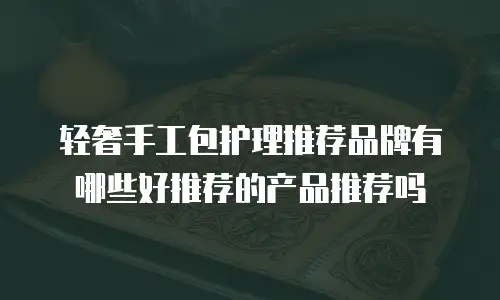 轻奢手工包护理推荐品牌有哪些好推荐的产品推荐吗